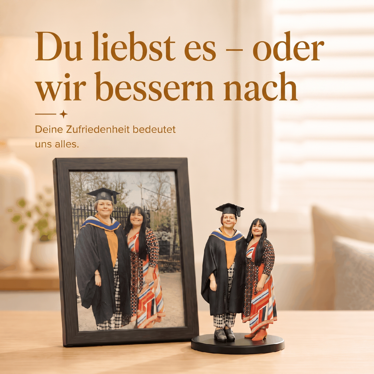 Du liebst es – oder wir bessern nach: Duo-Figur zweier Frauen